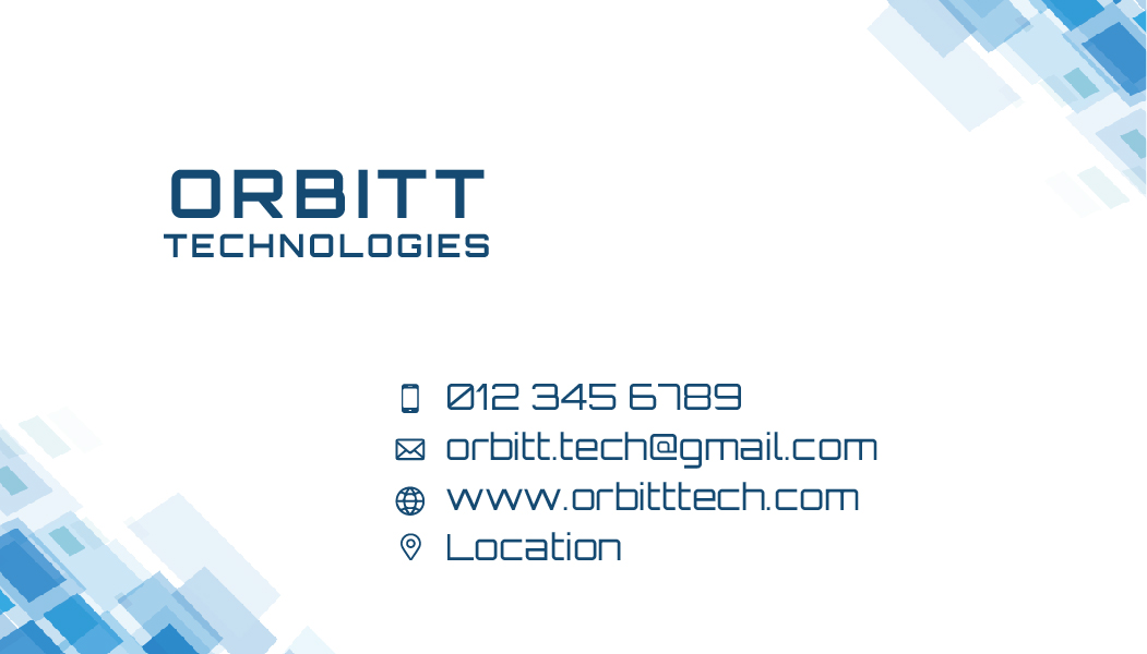 Orbitt Business Card Design — image 2